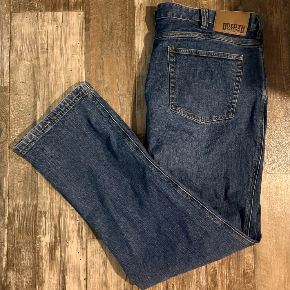 Duluth Trading Co Men's 42x34 Relaxed Fit Flex Ballroom Denim Jeans